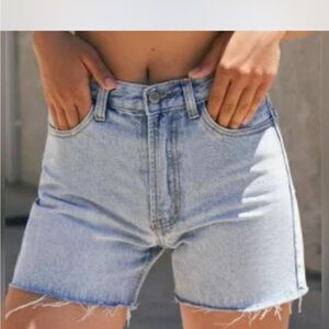 Brandy Melville John Galt Light Blue Jean Shorts